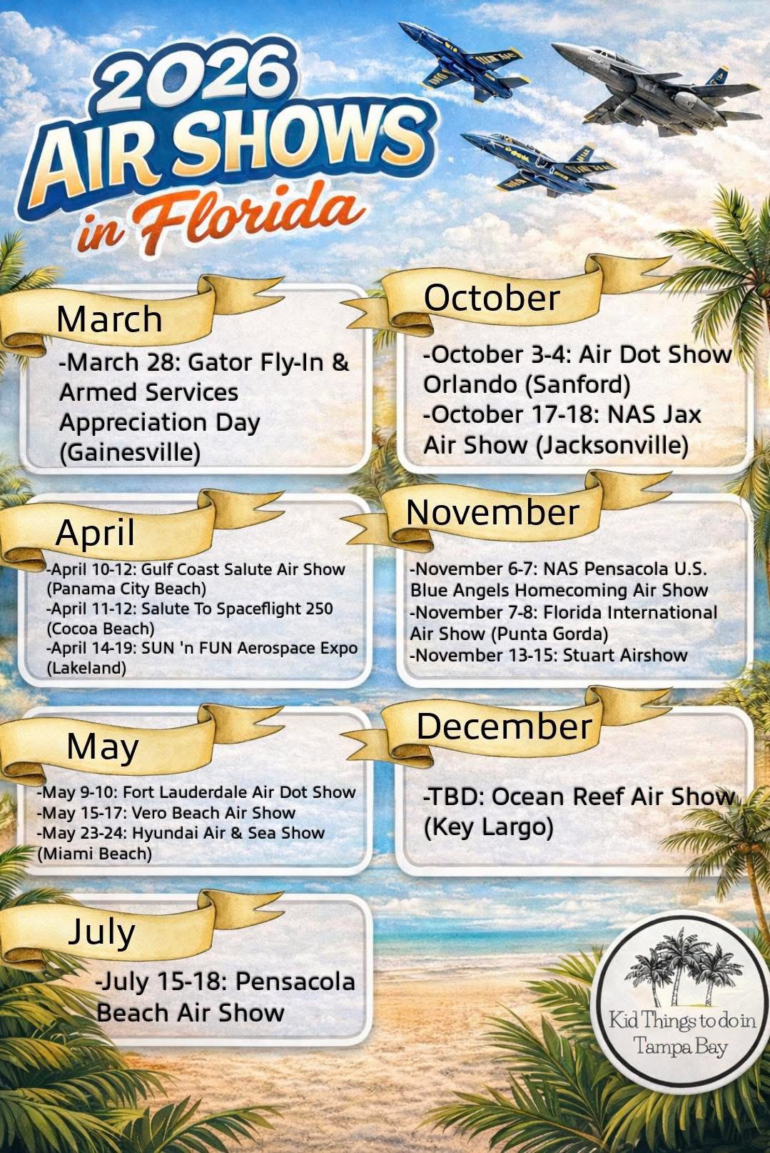 Air shows in Florida in 2026
